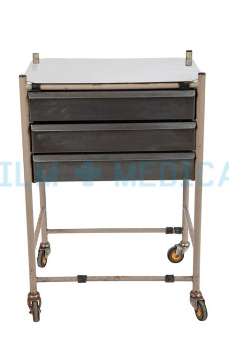 Trolley Rectangular with 3 Drawers